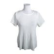 Unisex Ichi - Lühikeste käistega pluus, suurus 36 - Valge ()