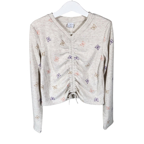 Unisex Lindex - Trikotaažist pluus, suurus 134 - 140 - Beige ()