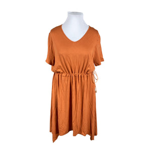 Unisex Nanso - Trikotaažist kleit, suurus 52 - Oranž (1)