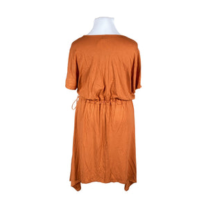 Unisex Nanso - Trikotaažist kleit, suurus 52 - Oranž (2)