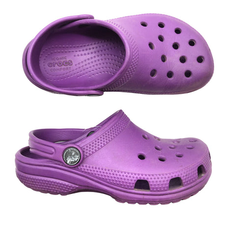 Unisex Crocs - Lahtise kannaga jalanõud, suurus 30 - Lilla (2)