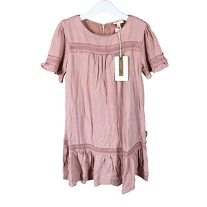 Unisex POMPdeLUX - Õhuke kleit, suurus 122 - 128 - Heleroosa (1)