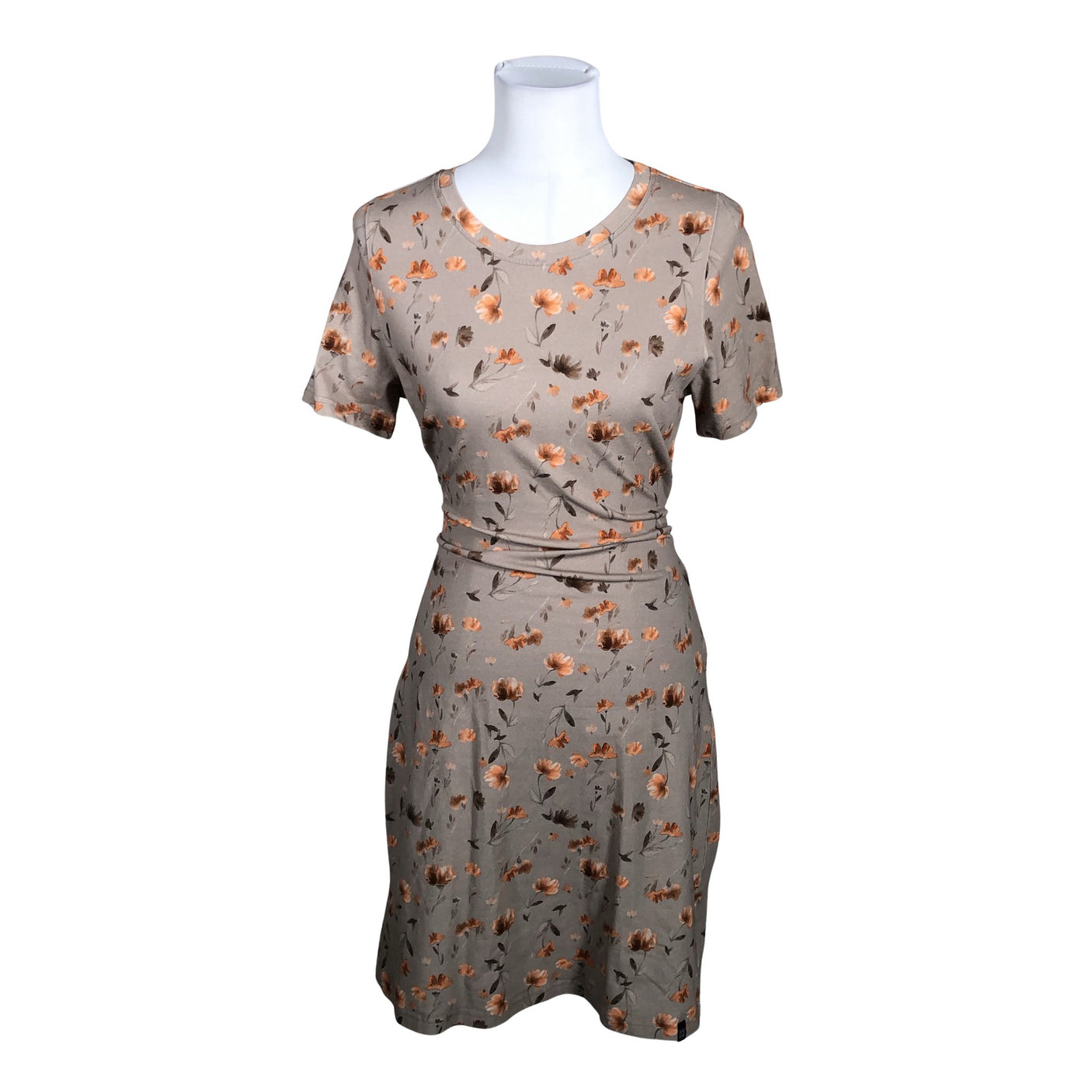 Unisex Kaiko - Trikotaažist kleit, suurus 36 - Beige (1)