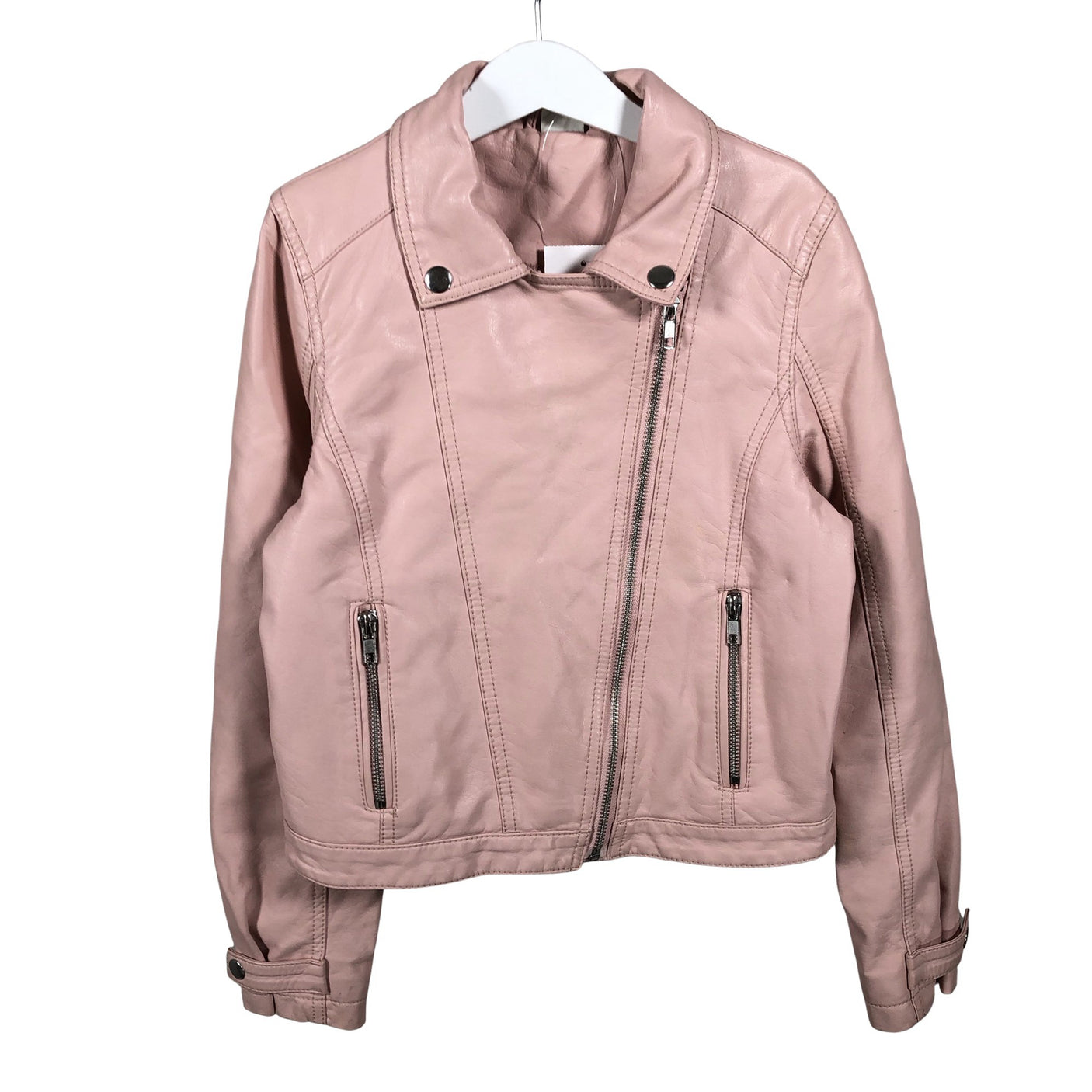 Unisex Lindex - Nahktagi, suurus 140 - 146 - Heleroosa (1)