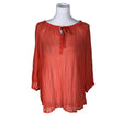 Unisex Fransa - Pluus, suurus 40 - Oranž ()