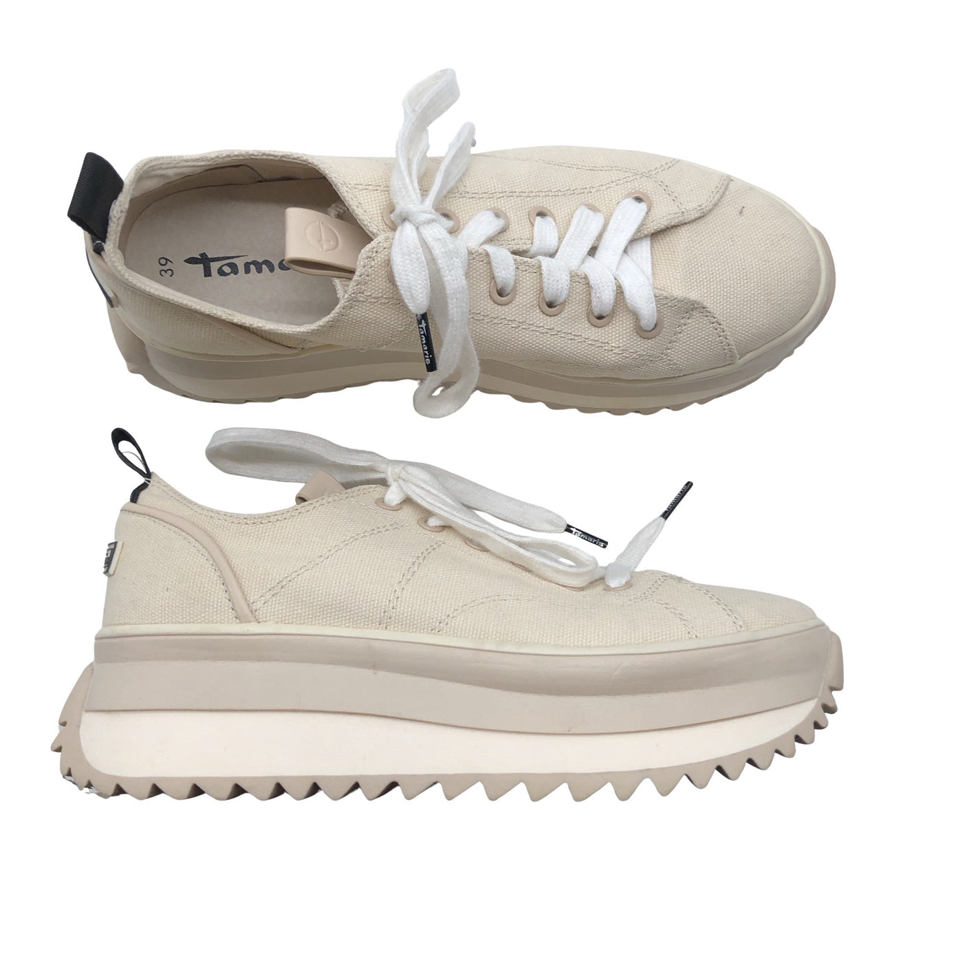Unisex Tamaris - Tennised, suurus 39 - Beige (1)