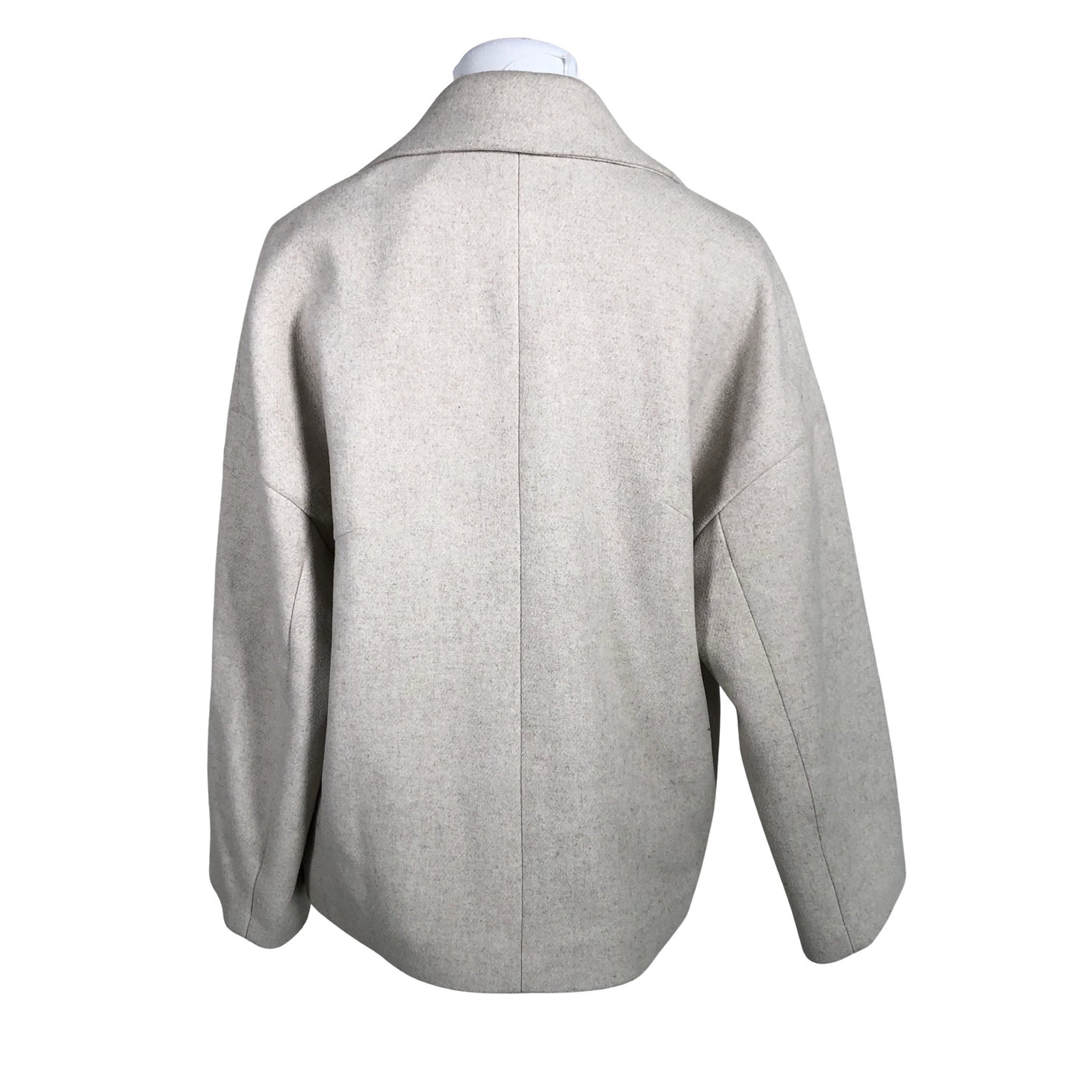 Unisex Lindex - Villane mantel, suurus 34 - Beige (3)