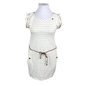 Unisex Ragwear - Trikotaažist kleit, suurus 42 - Looduslik valge (2)