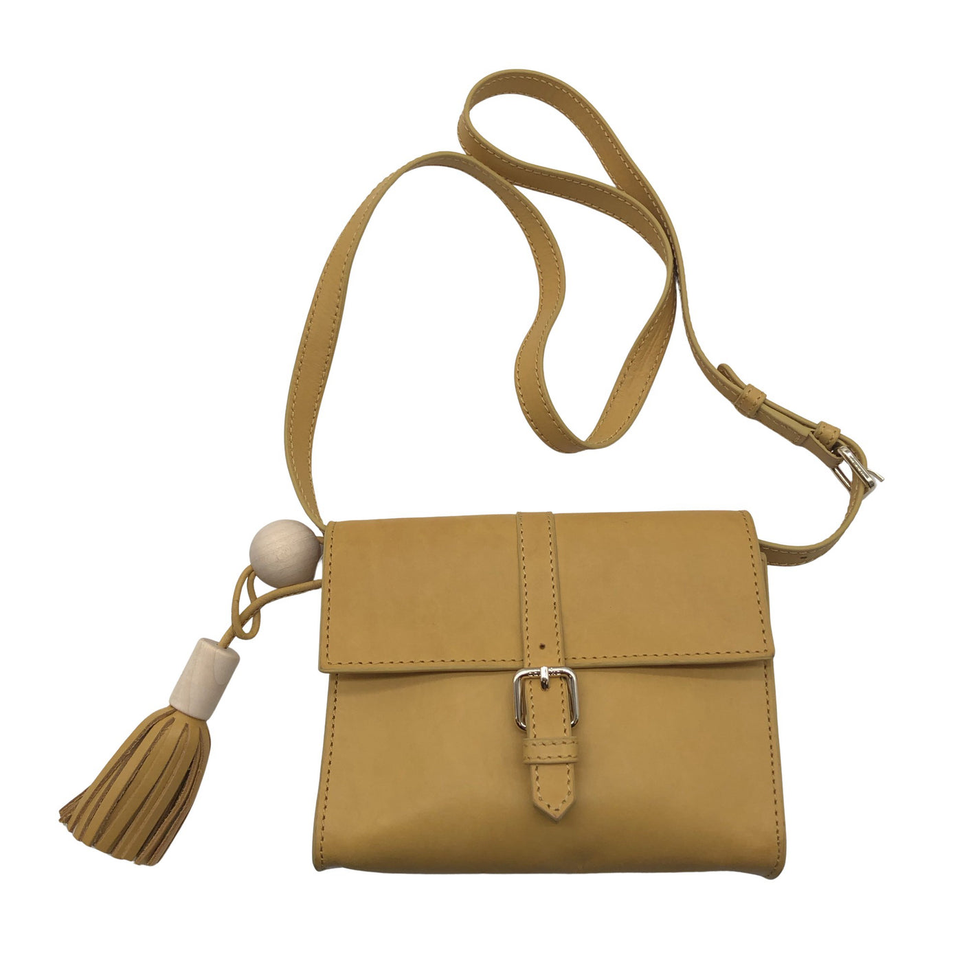 Unisex Aarikka - Õlakott, suurus Mini - Kollane (1)