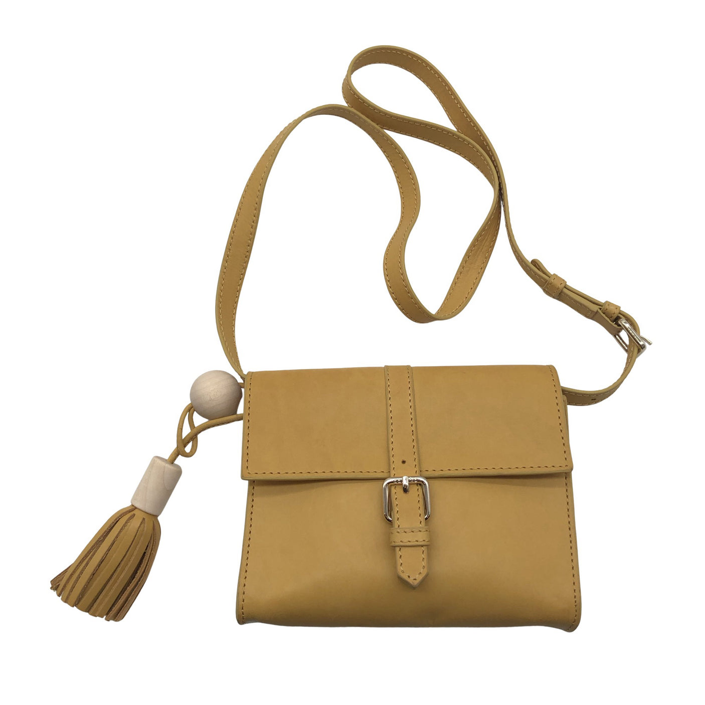 Unisex Aarikka - Õlakott, suurus Mini - Kollane (2)