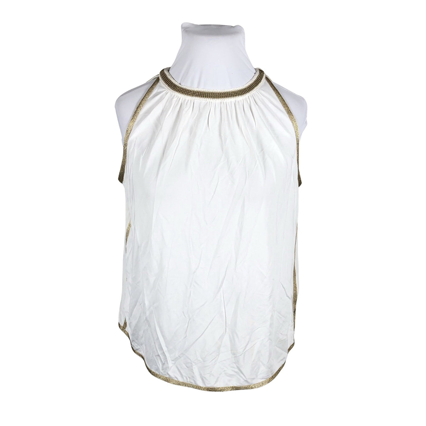 Unisex Gustav - Trikotaažist topp, suurus 42 - Valge (2)