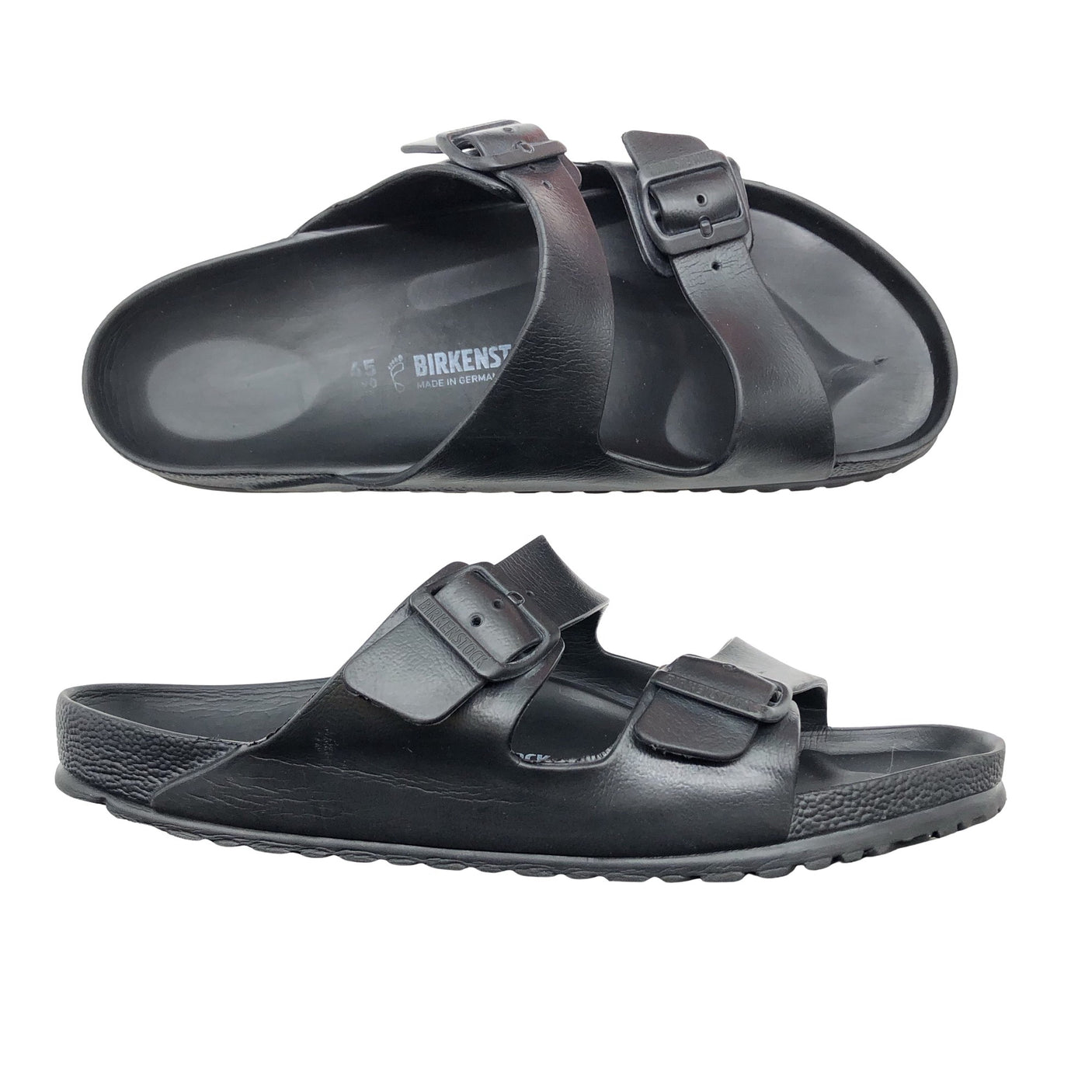 Unisex Birkenstock - Plätud, suurus 45 - Must (1)