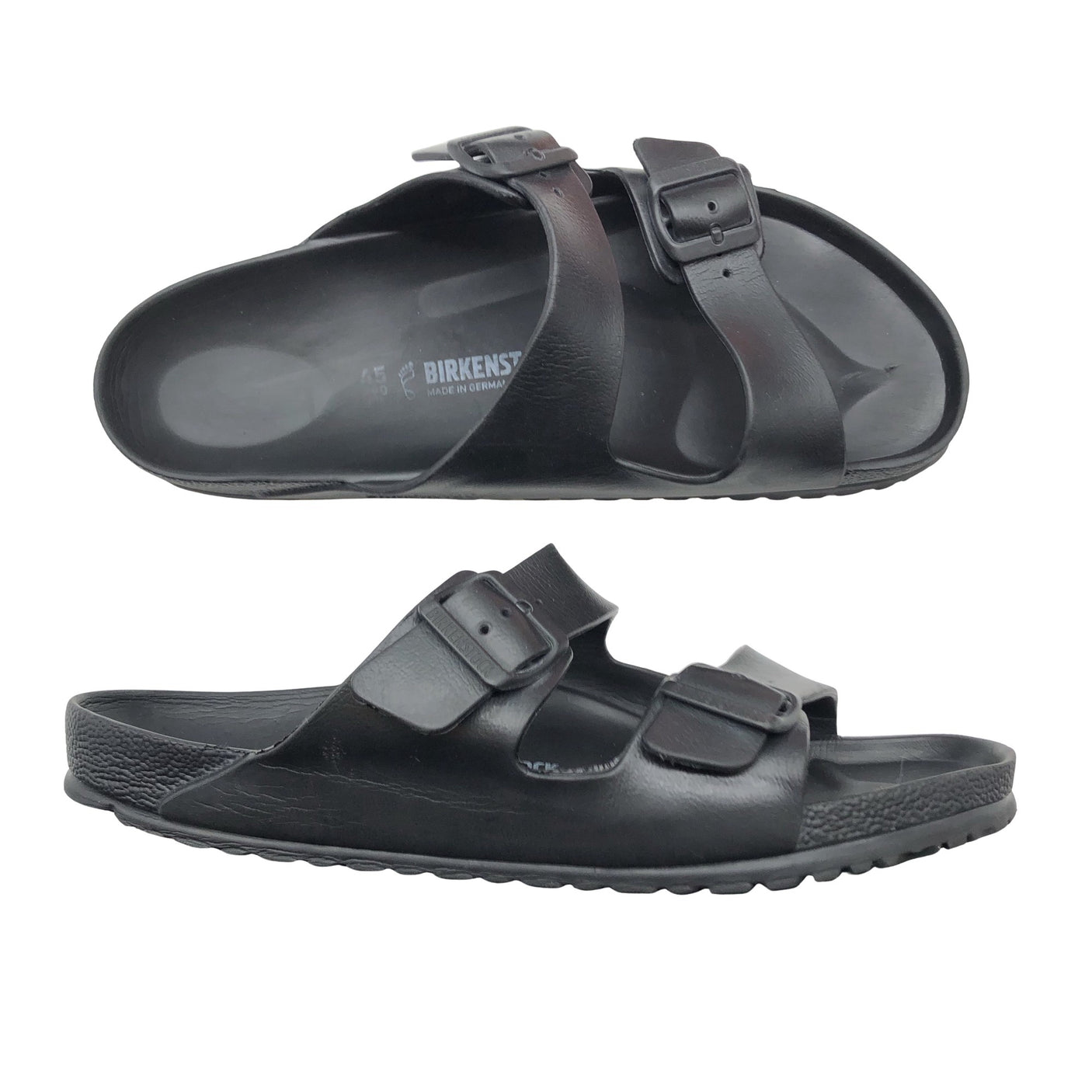 Unisex Birkenstock - Plätud, suurus 45 - Must (2)