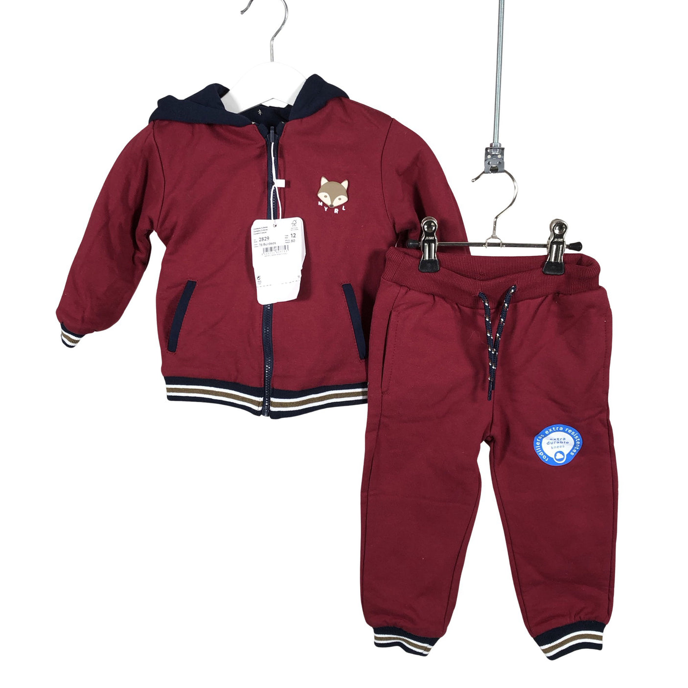 Unisex Mayoral - Dressid, suurus 74 - 80 - Veinipunane (2)