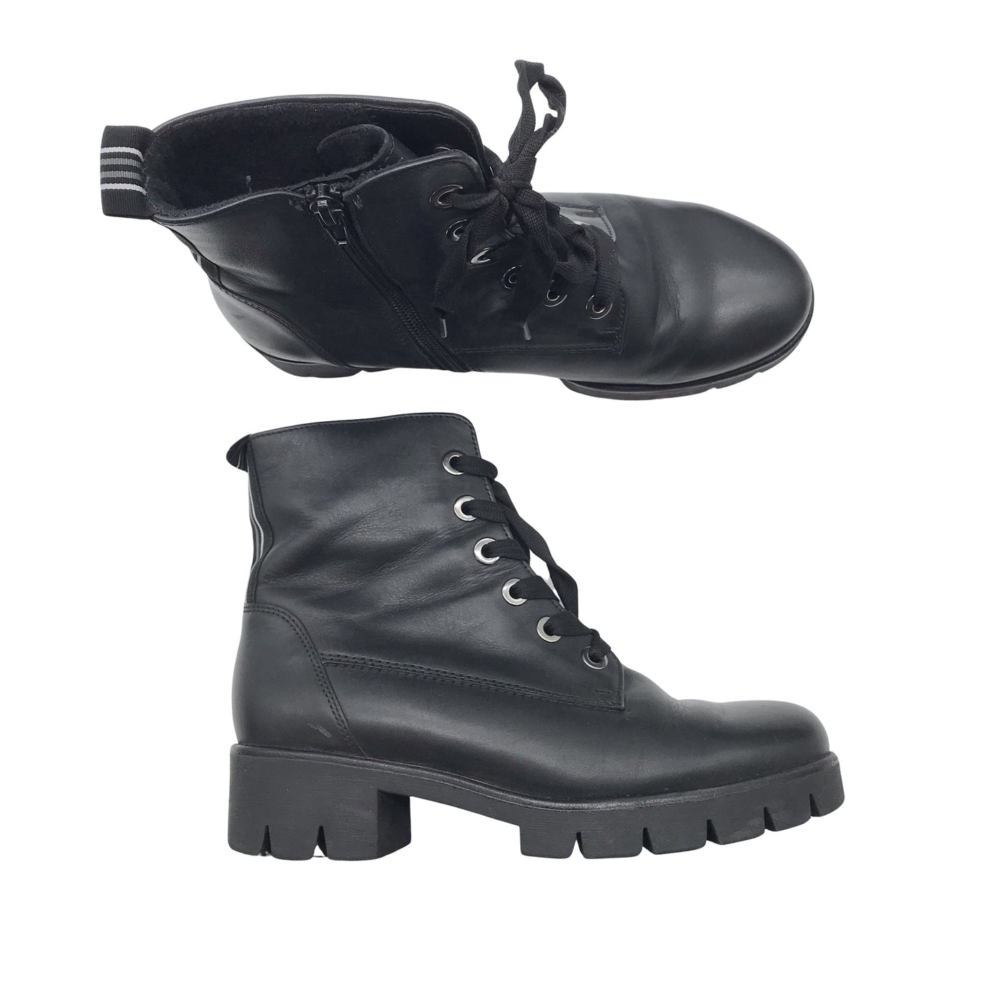 Unisex Gabor - Nööridega saapad, suurus 38 - Must (3)