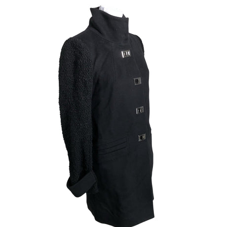 Unisex Patrizia Pepe - Villane mantel, suurus 36 - Must (2)