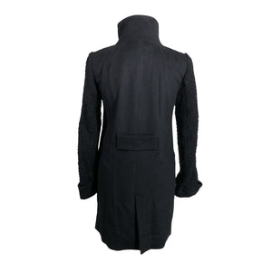 Unisex Patrizia Pepe - Villane mantel, suurus 36 - Must (3)