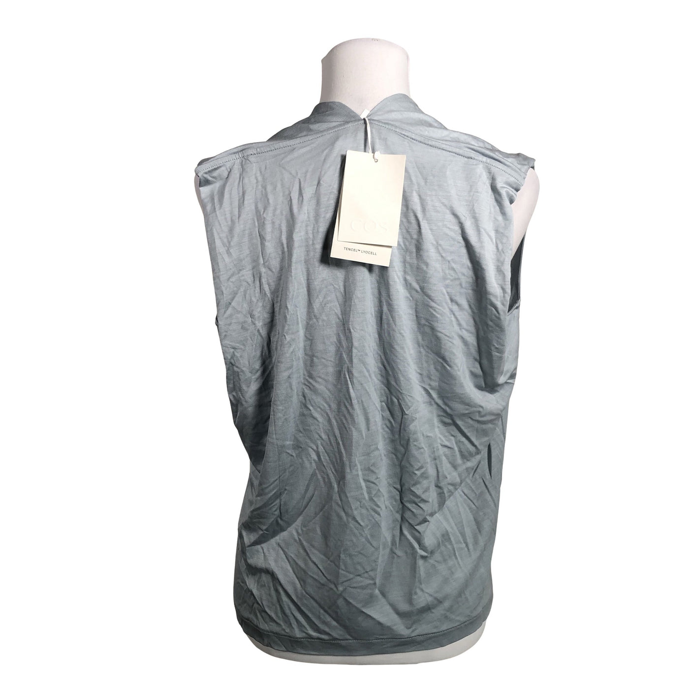 Unisex COS - Trikotaažist topp, suurus 38 - Helesinine (2)