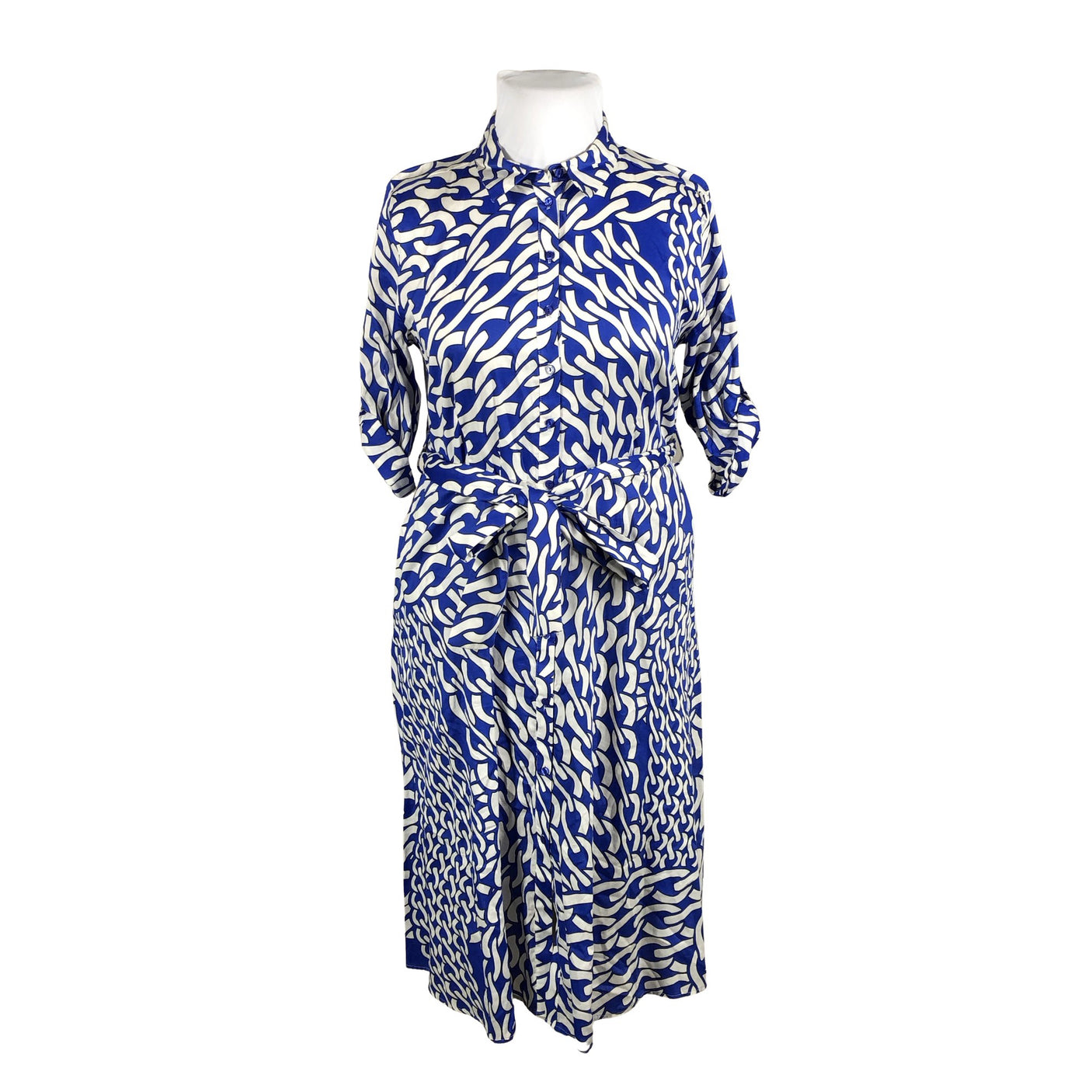 Unisex Milano Italy - Mitteveniv kleit, suurus 42 - Sinine (1)