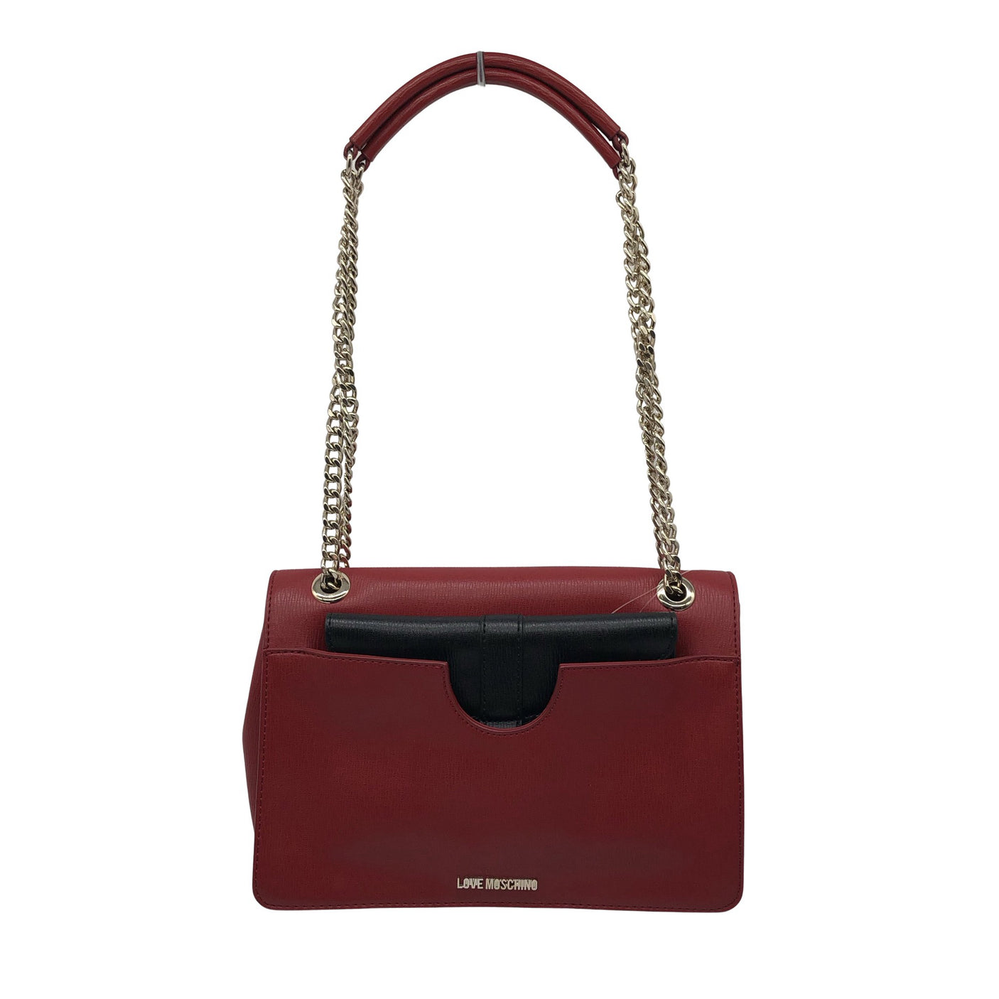 Unisex Love Moschino - Käekott, suurus Midi - Veinipunane (1)