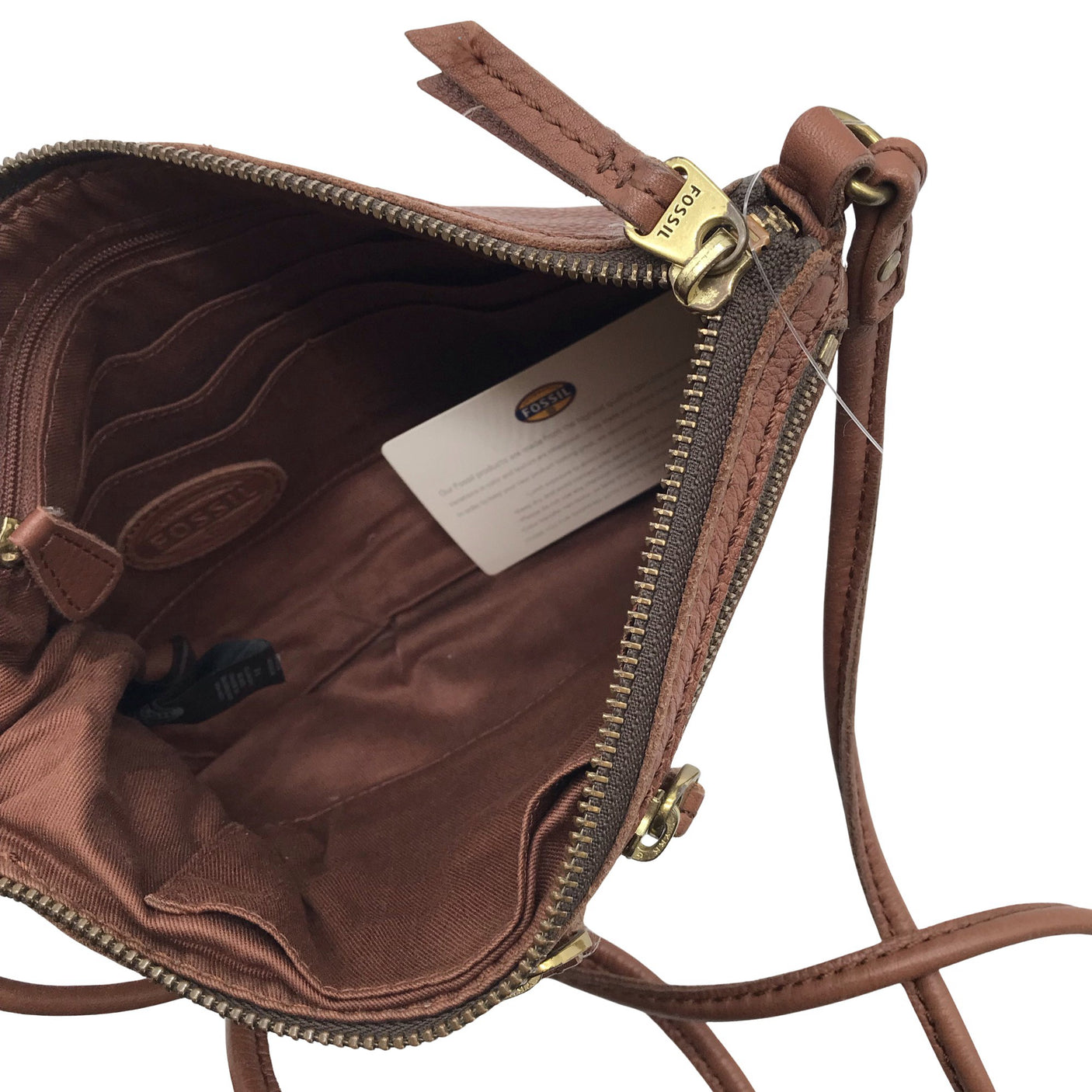 Unisex Fossil - Õlakott, suurus Mini - Pruun (4)
