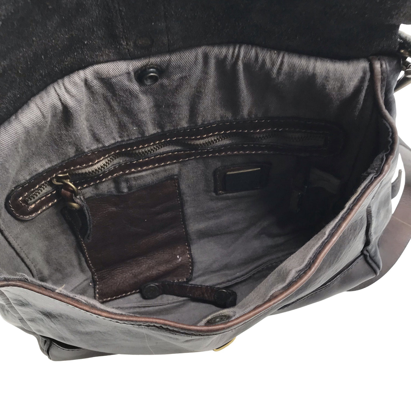 Unisex Campomaggi - Käekott, suurus Midi - Pruun (4)