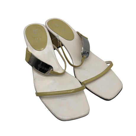 Unisex Gucci - Kontsaga rihmikud, suurus 37 - Kollane (2)