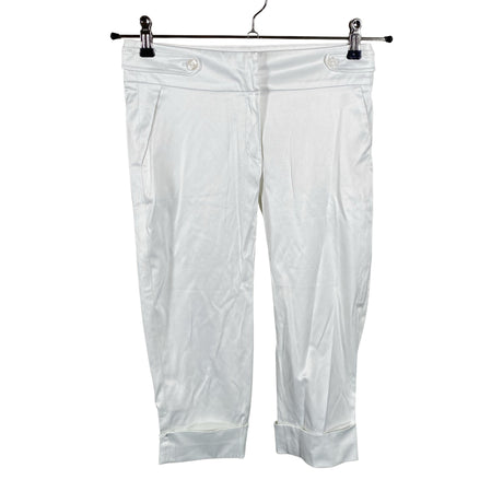 Unisex Naf Naf - Mittevenivad poolpikad püksid, suurus 36 - Looduslik valge ()