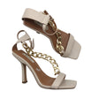 Unisex Na-KD - Pidulikud kontsakingad, suurus 37 - Beige ()