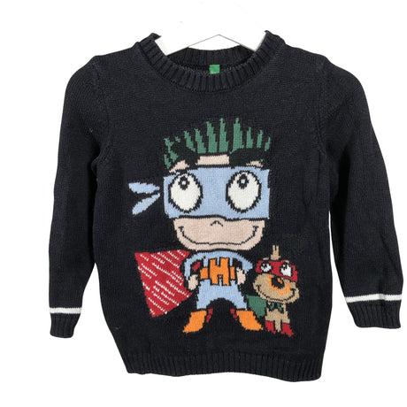 Unisex Benetton - Kampsun, suurus 80 - 86 - Must ()