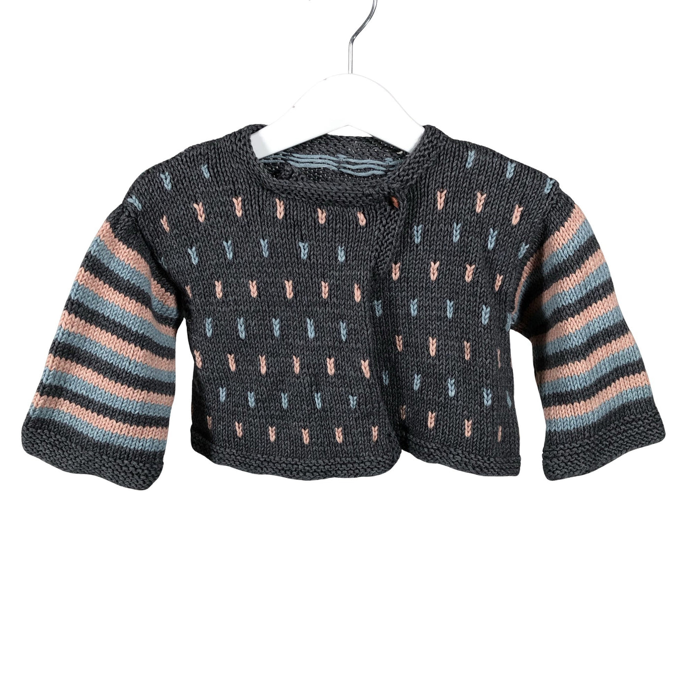 Unisex Handmade - Kardigan, suurus 104 - 110 - Hall (1)