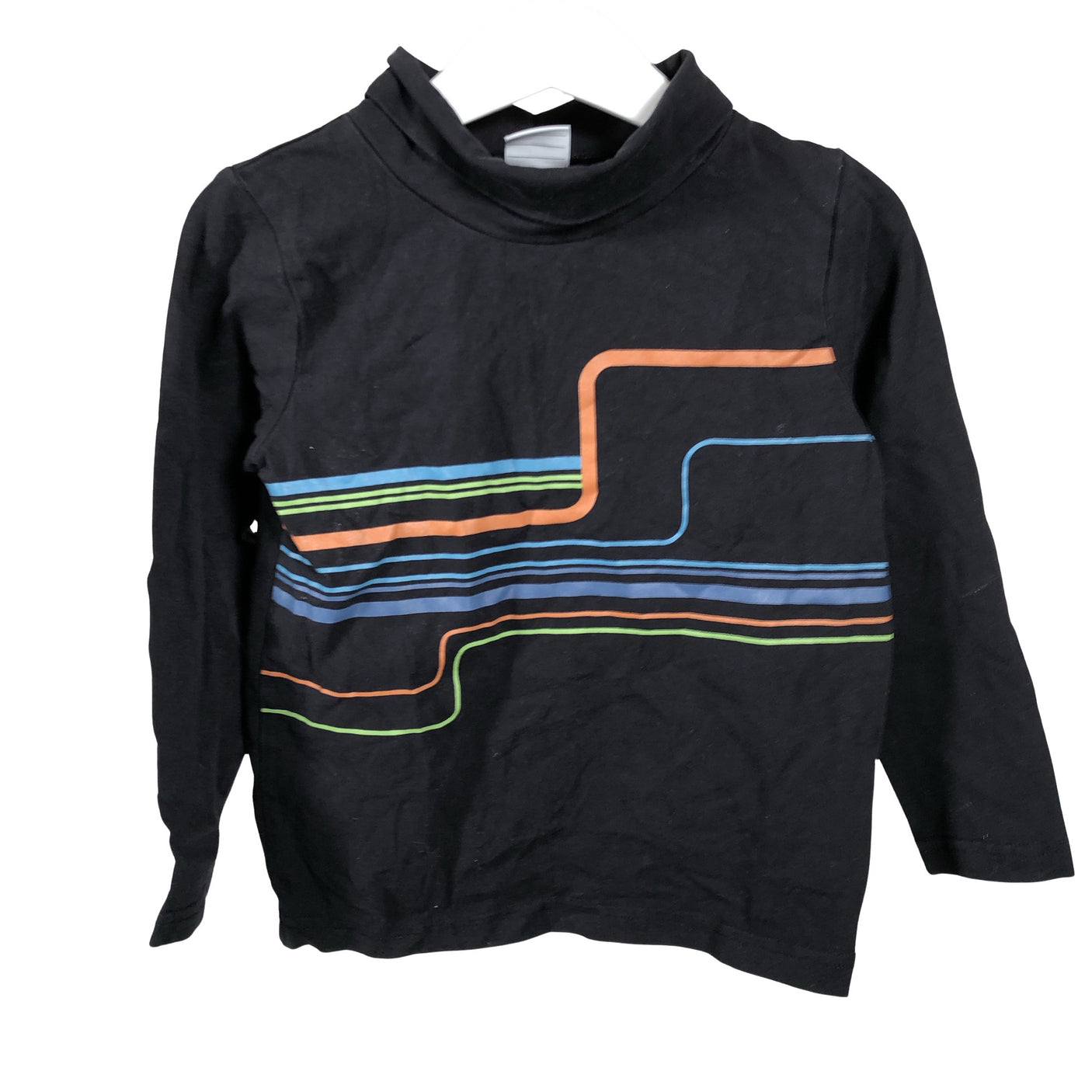 Unisex Polarn O. Pyret - Trikotaažist pluus, suurus 98 - 104 - Must (1)