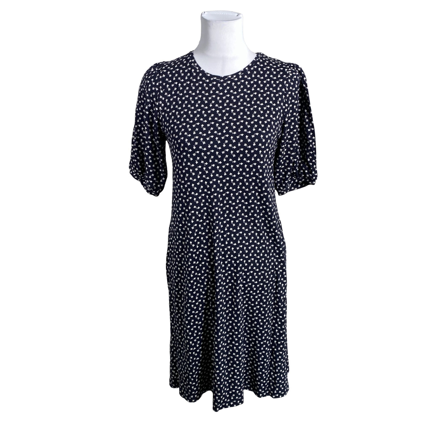 Unisex Nanso - Trikotaažist kleit, suurus 36 - Sinine (1)