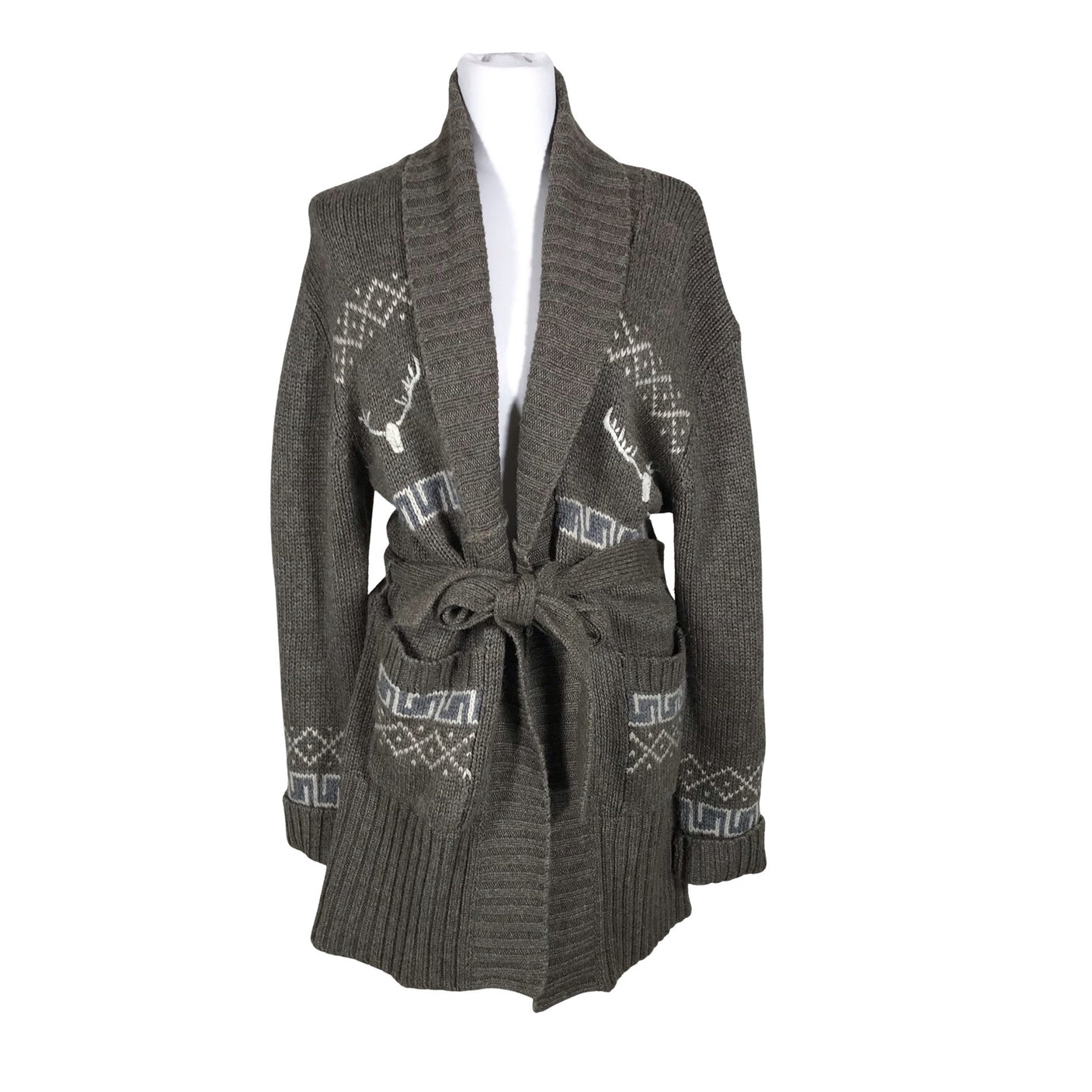 Unisex Sand - Kardigan, suurus 40 - Pruun (1)