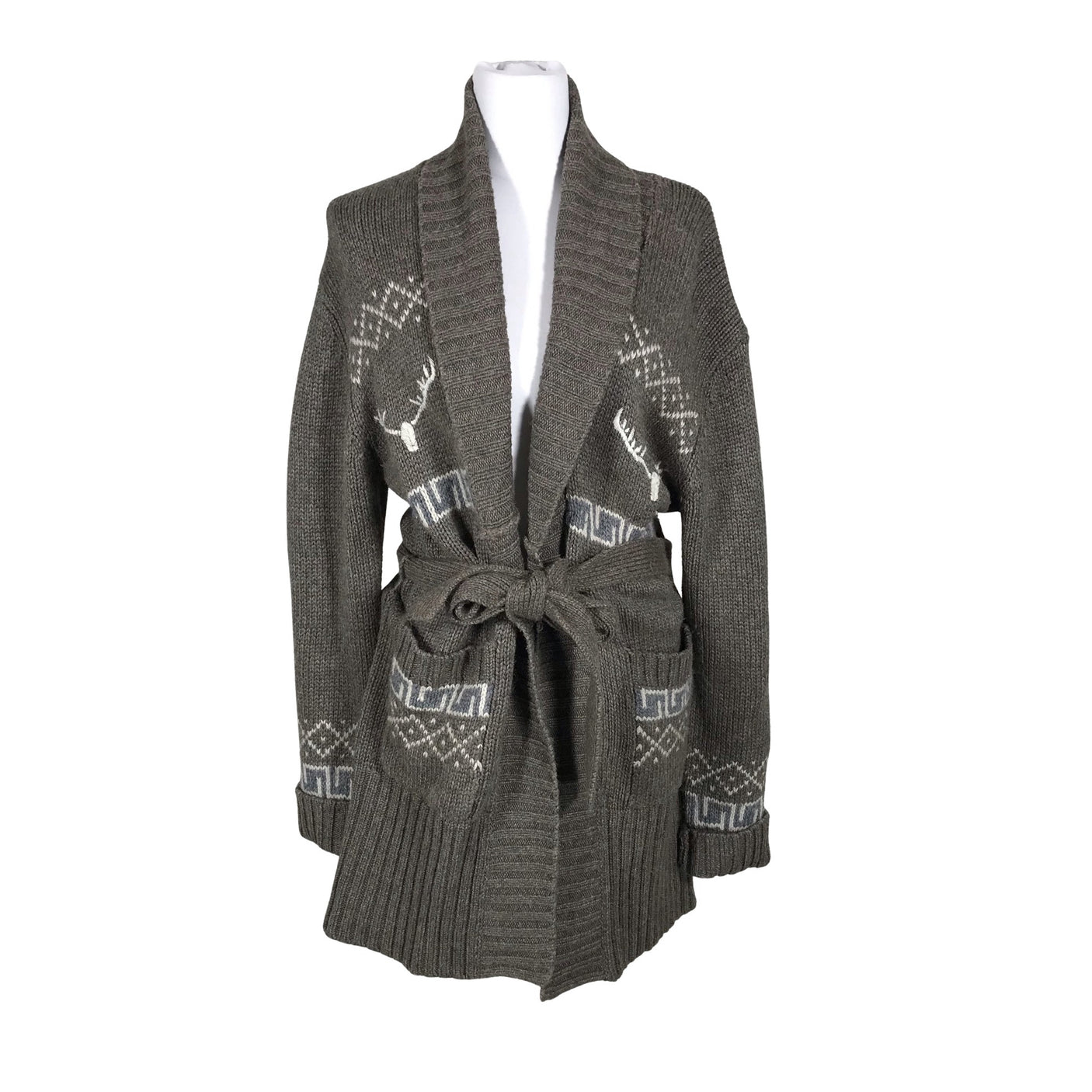 Unisex Sand - Kardigan, suurus 40 - Pruun (2)