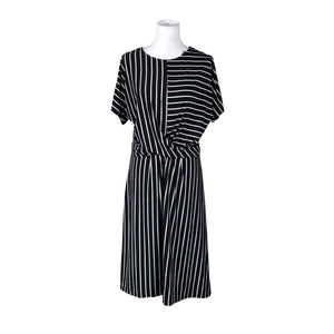 Unisex Fransa - Trikotaažist kleit, suurus 40 - Must (1)
