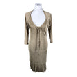Unisex Luisa Spagnoli - Kootud kleit, suurus 38 - Beige ()
