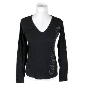 Unisex Calvin Klein Jeans - Trikotaažist pluus, suurus 40 - Must (1)