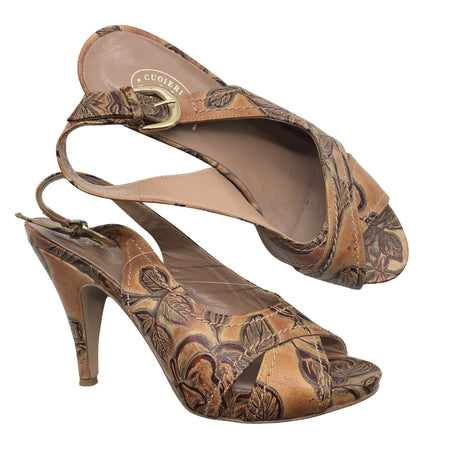 Unisex Cuoieria Fiorentina - Kontsaga rihmikud, suurus 39 - Pruun (2)