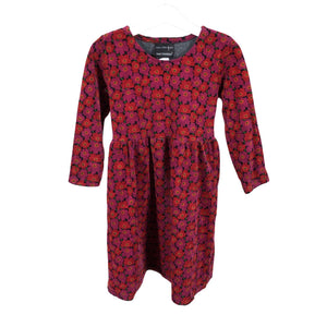 Unisex Marimekko - Dressikangast kleit, suurus 104 - 110 - Punane (1)