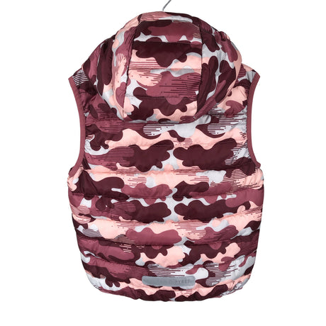 Unisex Polarn O. Pyret - Õuevest, suurus 122 - 128 - Veinipunane (2)