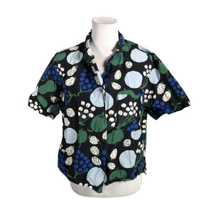 Unisex Uniqlo - Lühikeste käistega pluus, suurus 40 - Must (1)