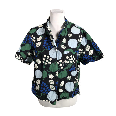 Unisex Uniqlo - Lühikeste käistega pluus, suurus 40 - Must ()