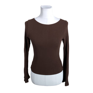 Unisex Reformation - Trikotaažist pluus, suurus 34 - Pruun (1)