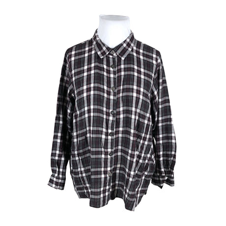 Unisex Zizzi - Flanellsärk, suurus 46 - Must ()