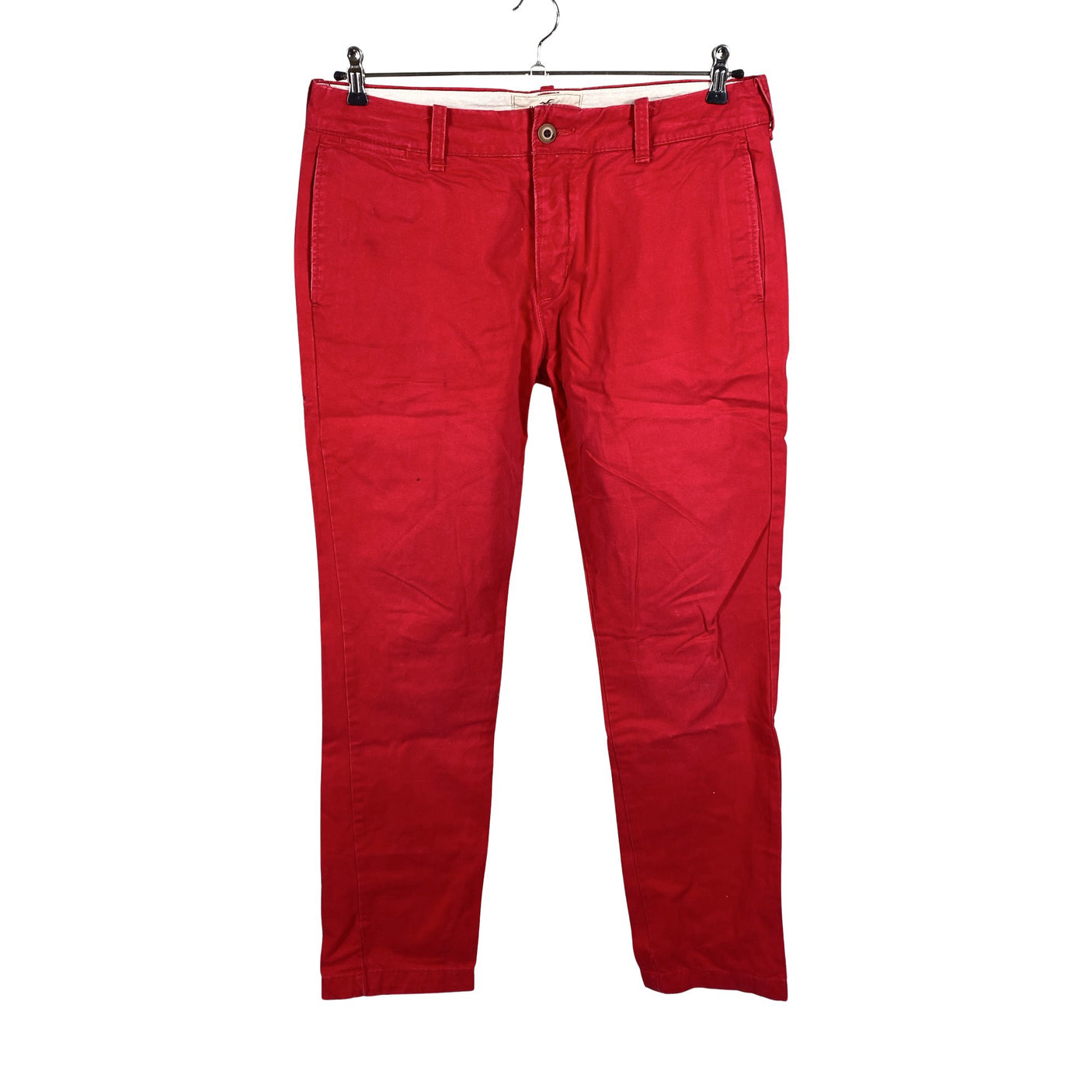 Unisex Hollister - Chino-püksid, suurus W34 - Punane (1)