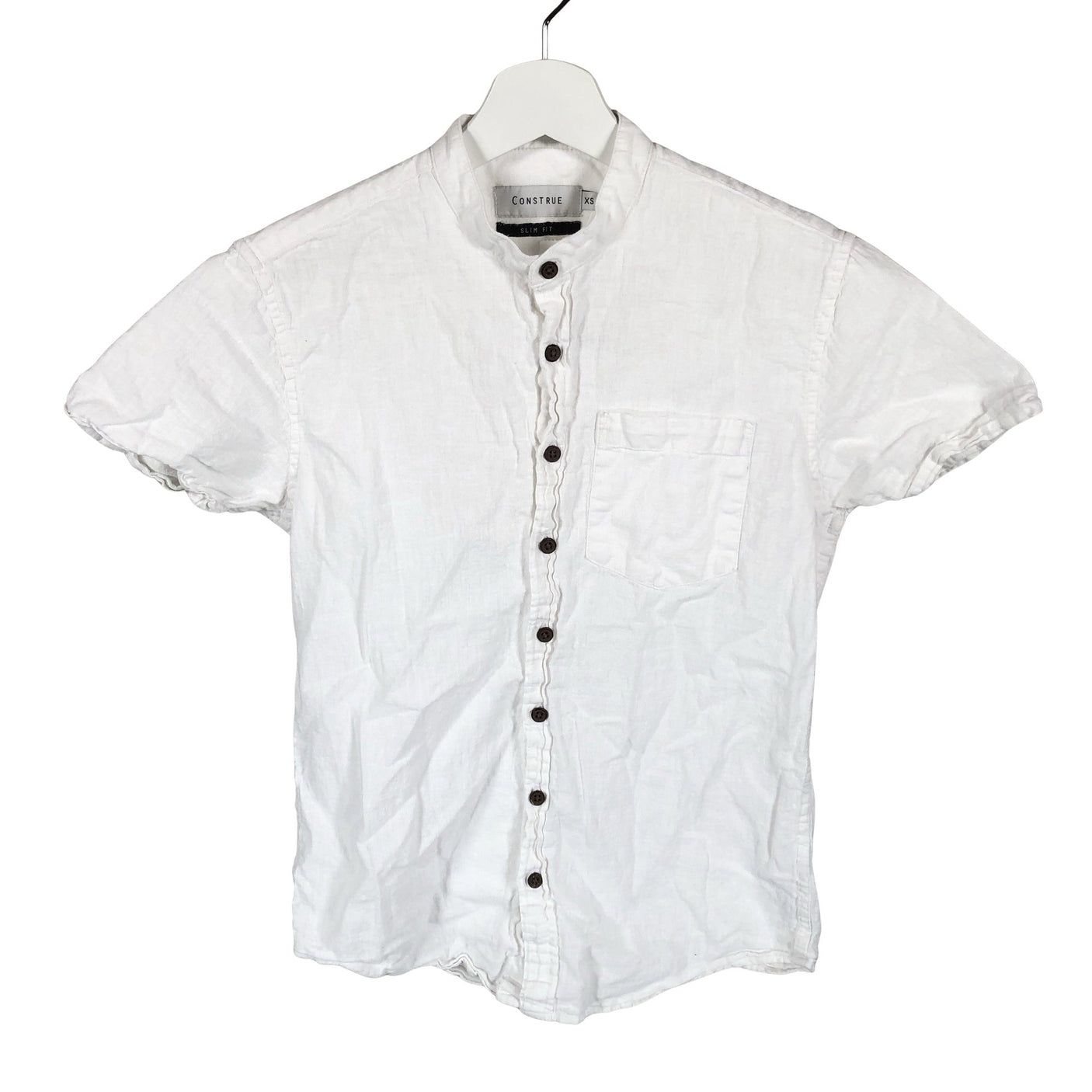 Unisex Construe - Triiksärk, suurus XS - Valge (1)