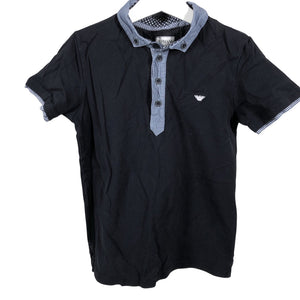 Unisex Armani Junior - Polosärk, suurus 128 - 134 - Must (1)