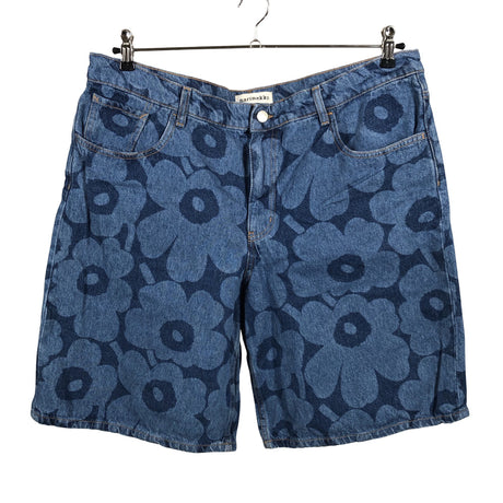 Unisex Marimekko - Teksast lühikesed püksid, suurus W34 - Sinine ()
