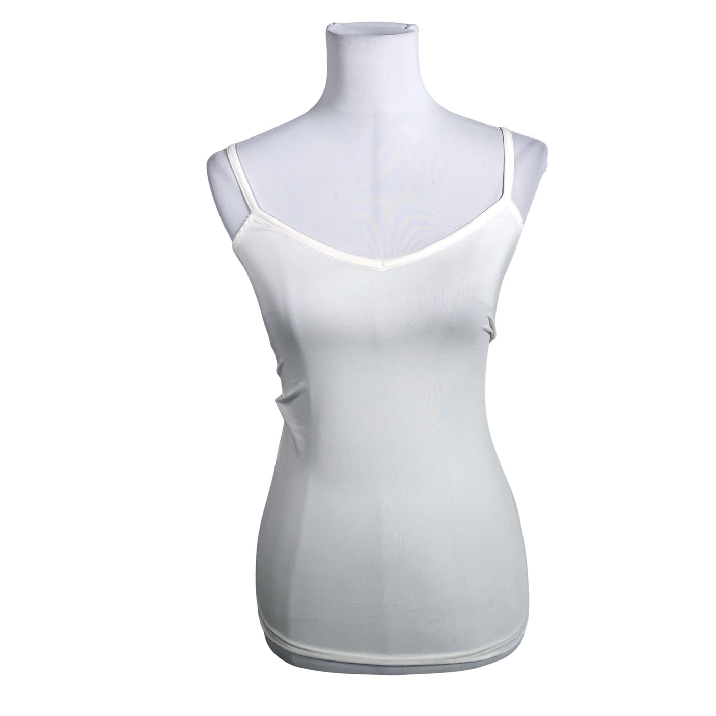 Unisex Rosemunde - Trikotaažist topp, suurus 36 - Valge (1)
